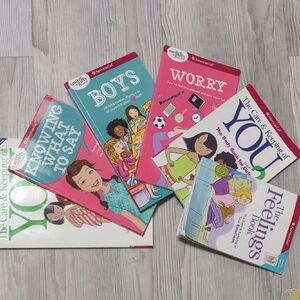 American Girl Book Collection 6 Books Bundle Boys Worry Feelings Body Care You